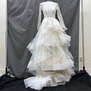 Monique Lhuillier Bliss Tiered Ballgown Wedding Dress